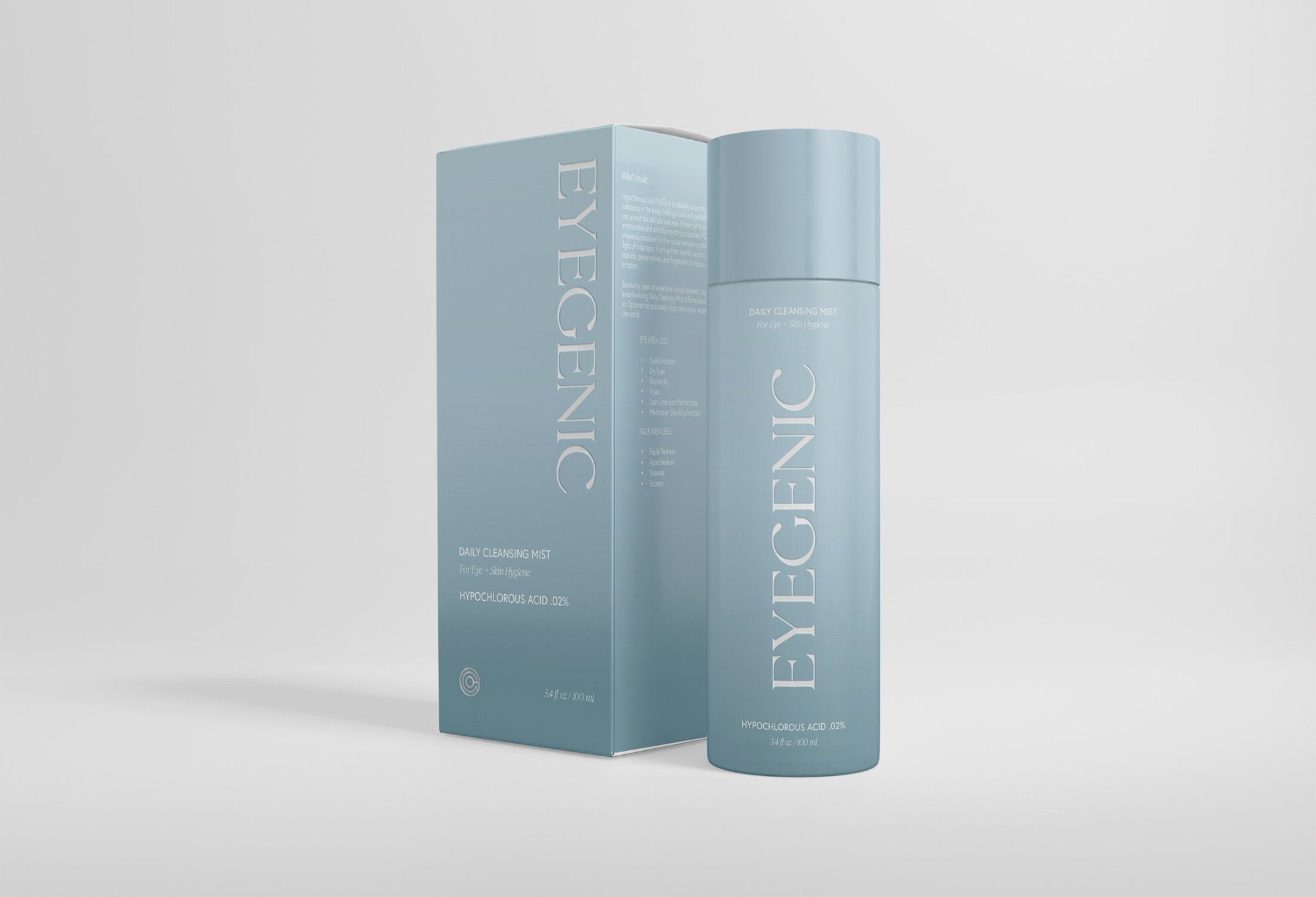 Eyegenic Daily Cleansing Mist packaging